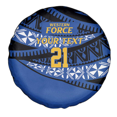 Western Australia Rugby Pacific Custom Spare Tire Cover Pasifika Tapa Pattern