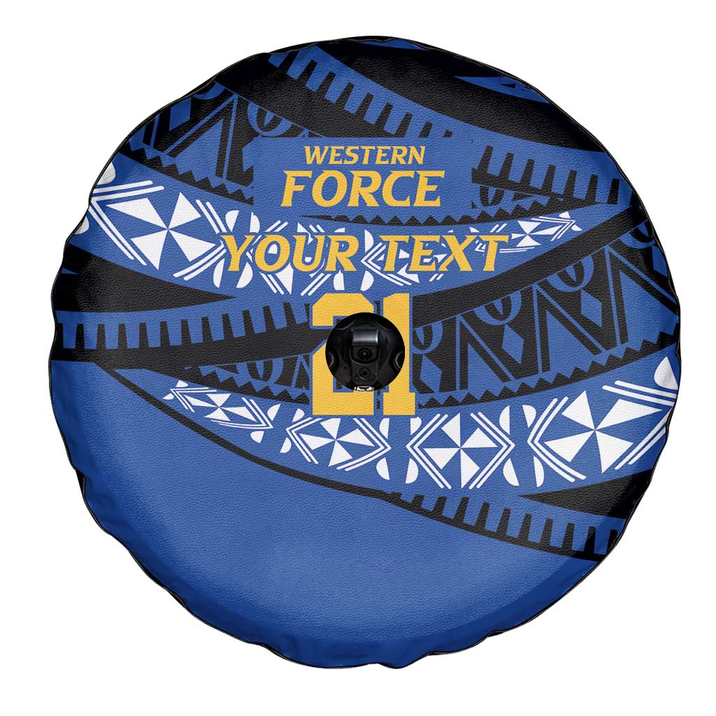 Western Australia Rugby Pacific Custom Spare Tire Cover Pasifika Tapa Pattern