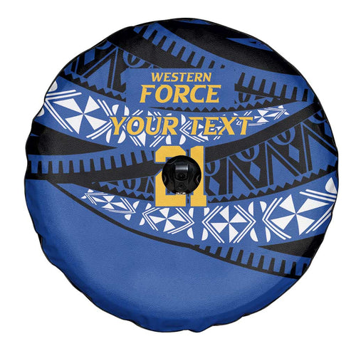 Western Australia Rugby Pacific Custom Spare Tire Cover Pasifika Tapa Pattern