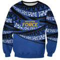Western Australia Rugby Pacific Custom Sweatshirt Pasifika Tapa Pattern