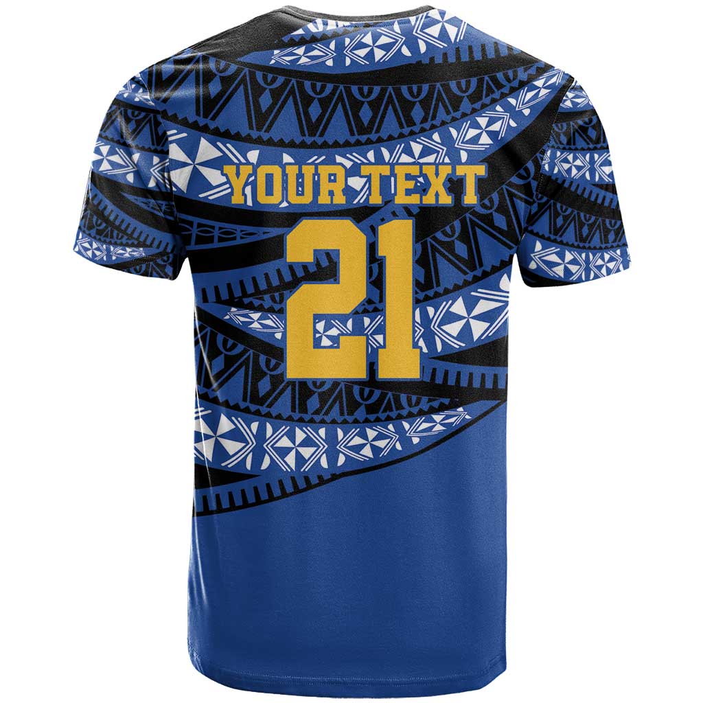 Western Australia Rugby Pacific Custom T Shirt Pasifika Tapa Pattern