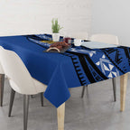 Western Australia Rugby Pacific Custom Tablecloth Pasifika Tapa Pattern