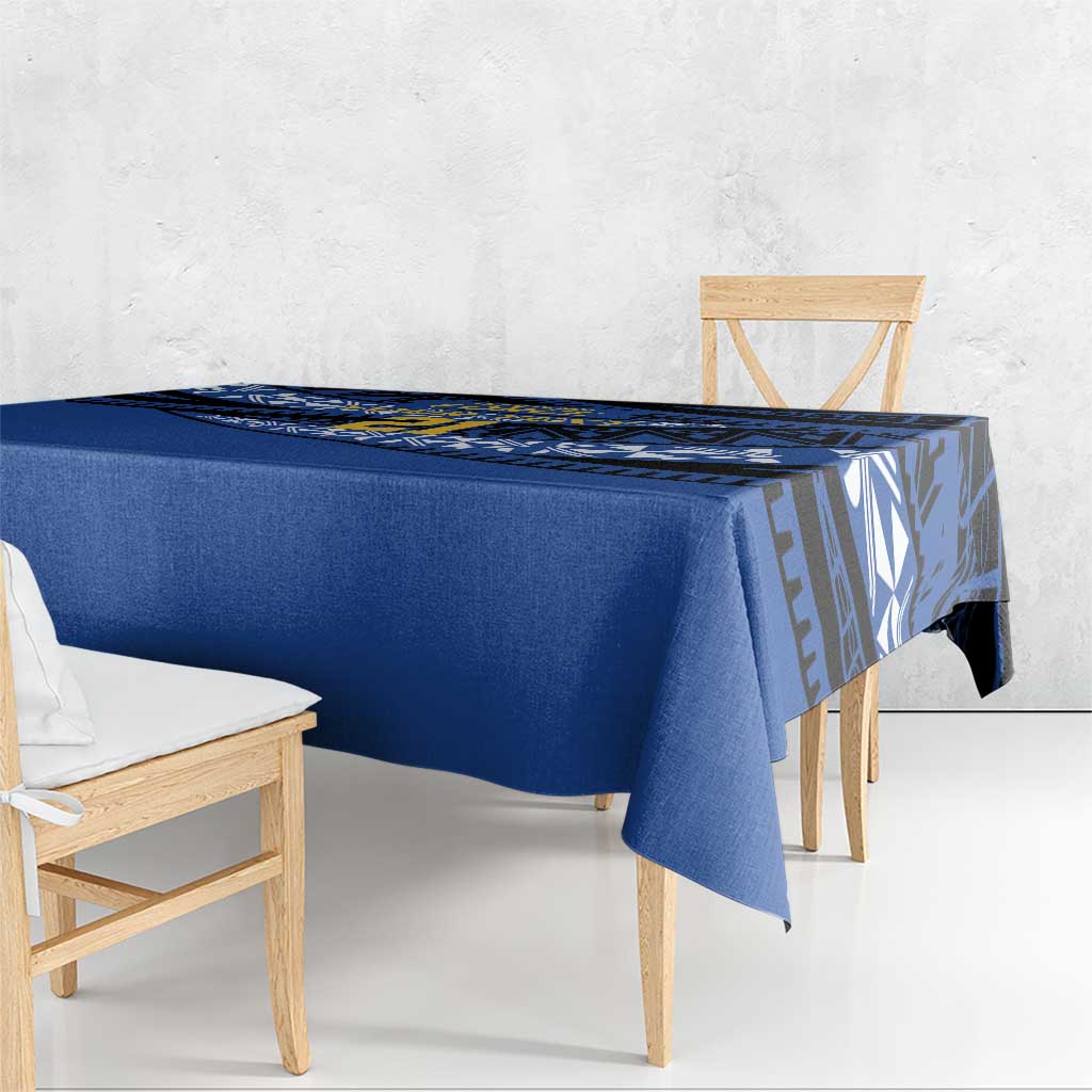 Western Australia Rugby Pacific Custom Tablecloth Pasifika Tapa Pattern