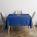 Western Australia Rugby Pacific Custom Tablecloth Pasifika Tapa Pattern