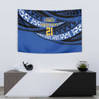 Western Australia Rugby Pacific Custom Tapestry Pasifika Tapa Pattern
