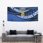 Western Australia Rugby Pacific Custom Tapestry Pasifika Tapa Pattern