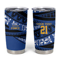 Western Australia Rugby Pacific Custom Tumbler Cup Pasifika Tapa Pattern