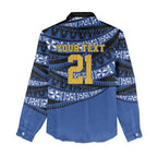 Western Australia Rugby Pacific Custom Women Casual Shirt Pasifika Tapa Pattern