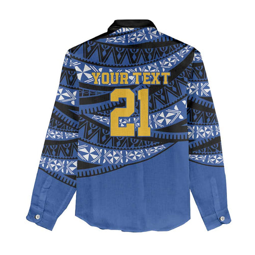 Western Australia Rugby Pacific Custom Women Casual Shirt Pasifika Tapa Pattern
