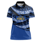 Western Australia Rugby Pacific Custom Women Polo Shirt Pasifika Tapa Pattern
