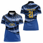 Western Australia Rugby Pacific Custom Women Polo Shirt Pasifika Tapa Pattern