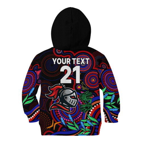 custom-knights-rugby-aboriginal-art-kid-hoodie-naidoc-indigenous-tribal