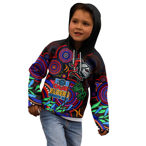 custom-knights-rugby-aboriginal-art-kid-hoodie-naidoc-indigenous-tribal