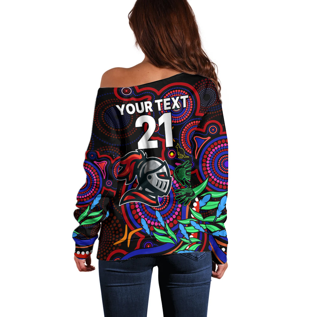 custom-knights-rugby-aboriginal-art-off-shoulder-sweater-naidoc-indigenous-tribal