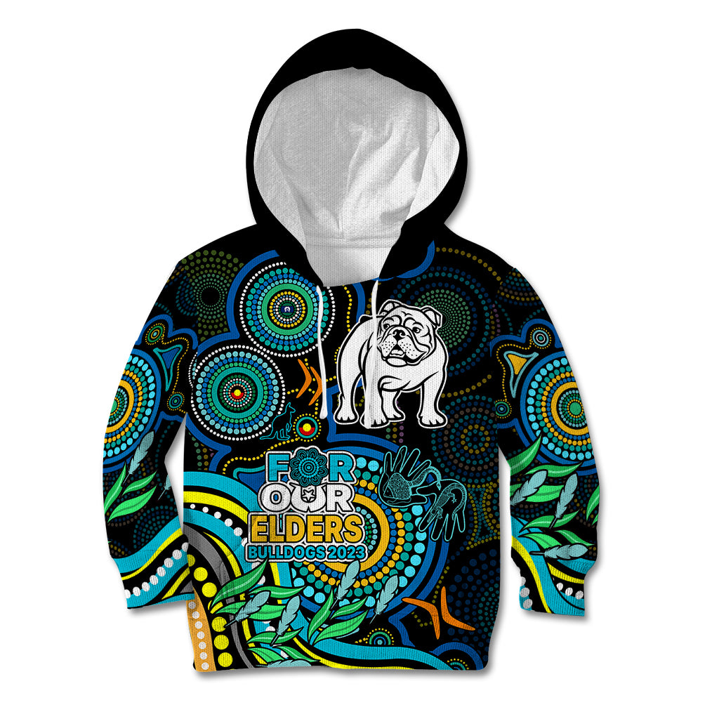 bulldogs-rugby-aboriginal-art-kid-hoodie-naidoc-indigenous-tribal
