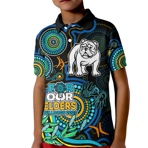 bulldogs-rugby-aboriginal-art-kid-polo-shirt-naidoc-indigenous-tribal