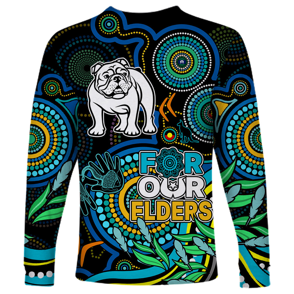 bulldogs-rugby-aboriginal-art-long-sleeve-shirt-naidoc-indigenous-tribal