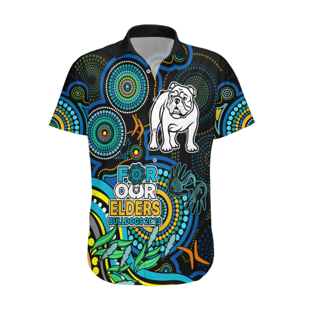 custom-bulldogs-rugby-aboriginal-art-hawaiian-shirt-naidoc-indigenous-tribal