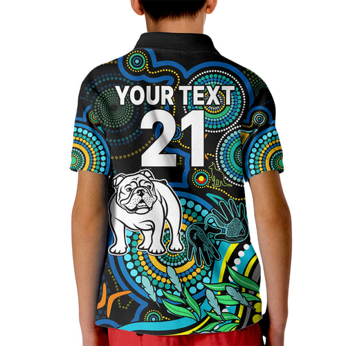 custom-bulldogs-rugby-aboriginal-art-kid-polo-shirt-naidoc-indigenous-tribal