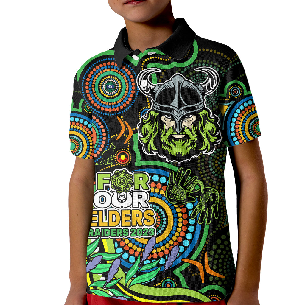 raiders-rugby-aboriginal-art-kid-polo-shirt-naidoc-indigenous-tribal