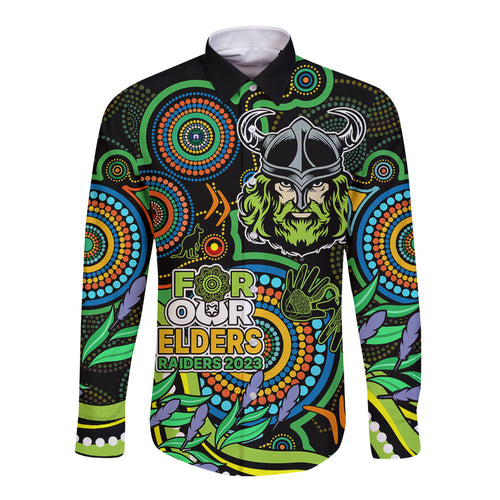 custom-raiders-rugby-aboriginal-art-long-sleeve-button-shirt-naidoc-indigenous-tribal