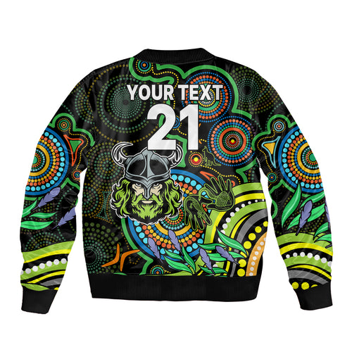 custom-raiders-rugby-aboriginal-art-sleeve-zip-bomber-jacket-naidoc-indigenous-tribal
