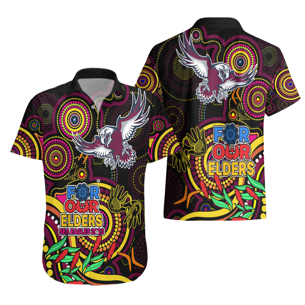sea-eagles-rugby-aboriginal-art-hawaiian-shirt-naidoc-indigenous-tribal