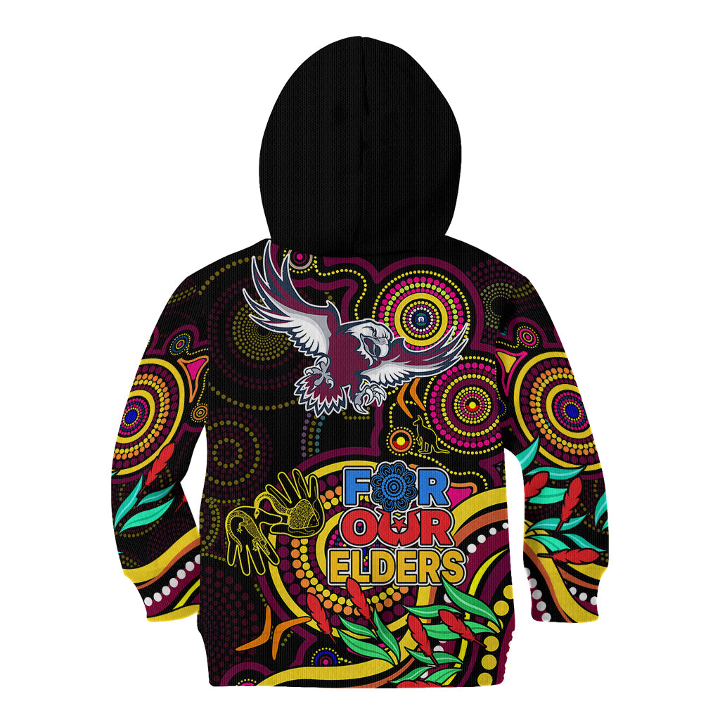 sea-eagles-rugby-aboriginal-art-kid-hoodie-naidoc-indigenous-tribal