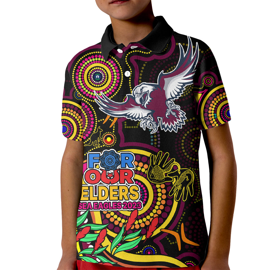 sea-eagles-rugby-aboriginal-art-kid-polo-shirt-naidoc-indigenous-tribal