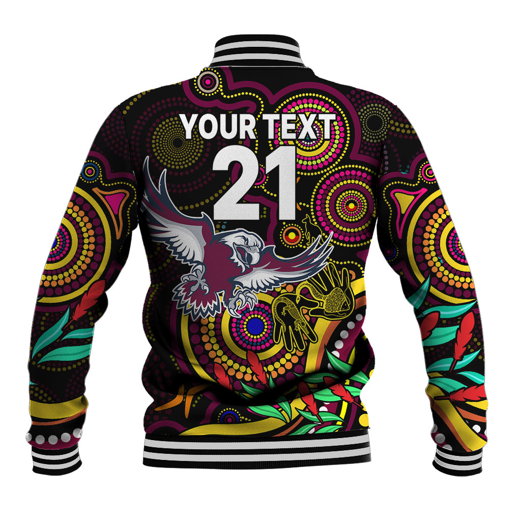 custom-sea-eagles-rugby-aboriginal-art-baseball-jacket-naidoc-indigenous-tribal