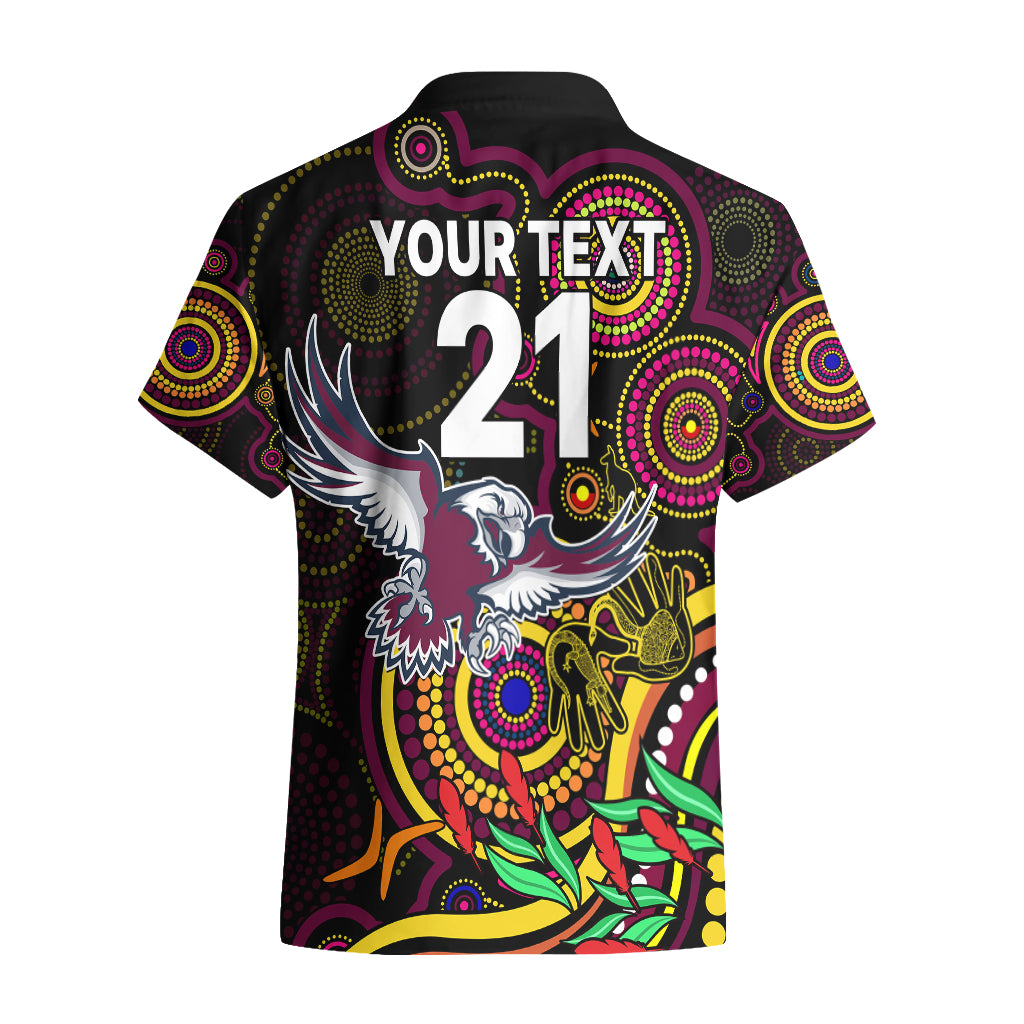 custom-sea-eagles-rugby-aboriginal-art-hawaiian-shirt-naidoc-indigenous-tribal