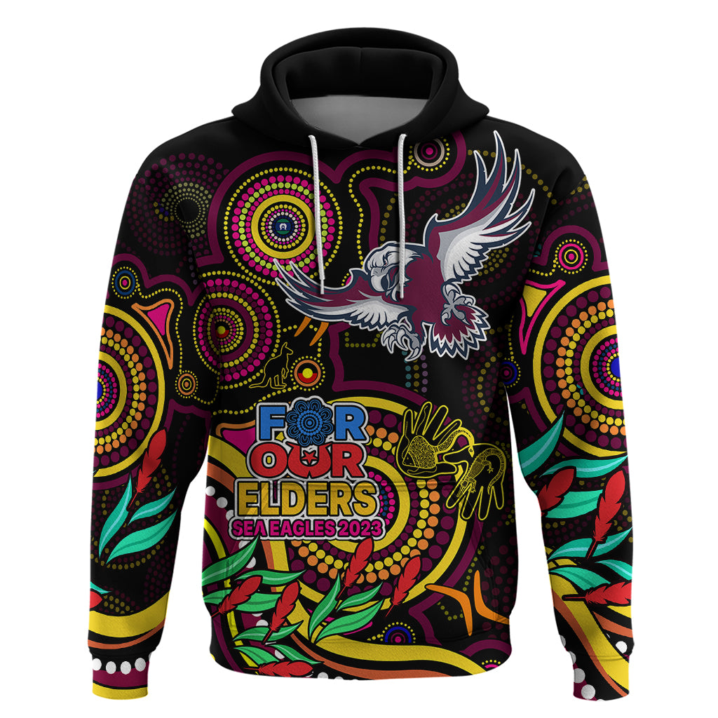 custom-sea-eagles-rugby-aboriginal-art-hoodie-naidoc-indigenous-tribal