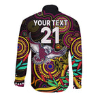 custom-sea-eagles-rugby-aboriginal-art-long-sleeve-button-shirt-naidoc-indigenous-tribal