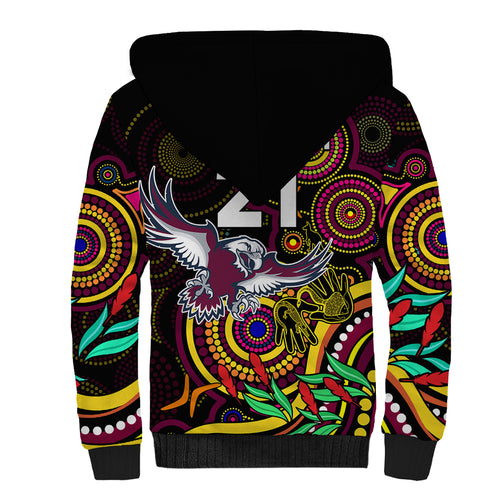 custom-sea-eagles-rugby-aboriginal-art-sherpa-hoodie-naidoc-indigenous-tribal