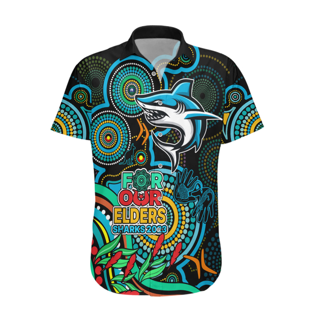 sharks-rugby-aboriginal-art-hawaiian-shirt-naidoc-indigenous-tribal