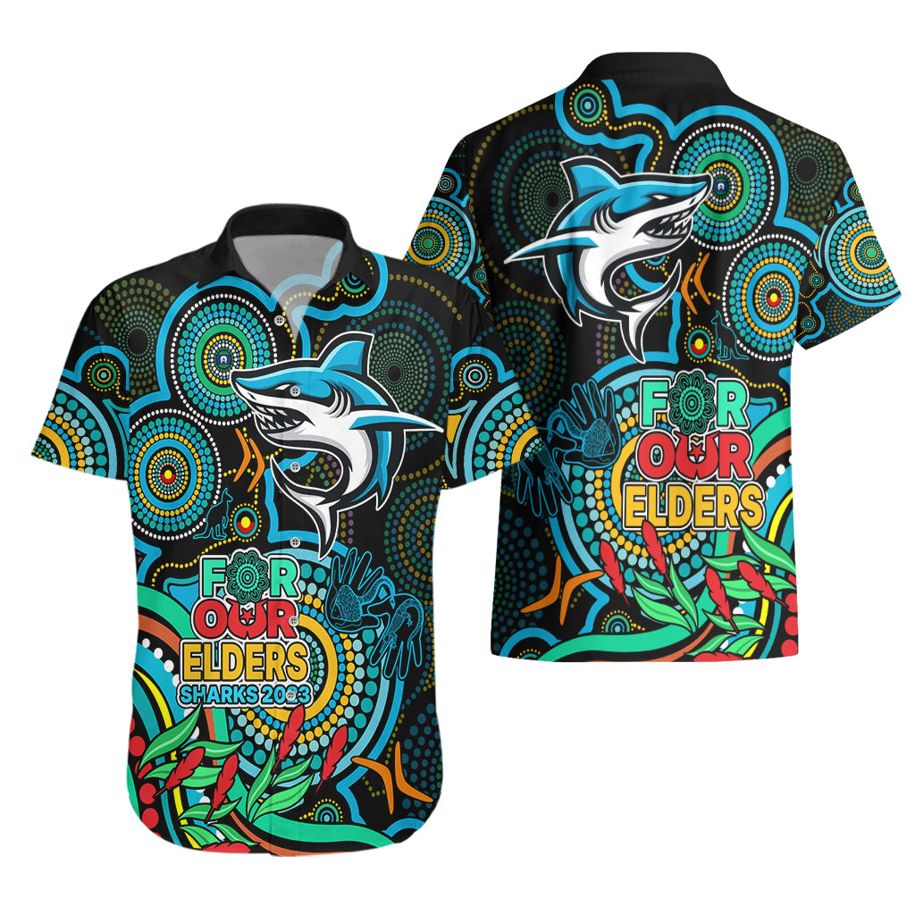 sharks-rugby-aboriginal-art-hawaiian-shirt-naidoc-indigenous-tribal