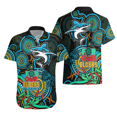 sharks-rugby-aboriginal-art-hawaiian-shirt-naidoc-indigenous-tribal