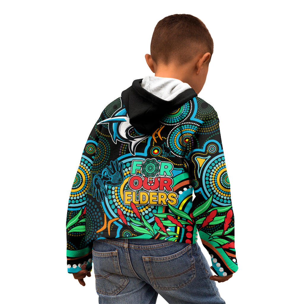 sharks-rugby-aboriginal-art-kid-hoodie-naidoc-indigenous-tribal