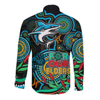 sharks-rugby-aboriginal-art-long-sleeve-button-shirt-naidoc-indigenous-tribal