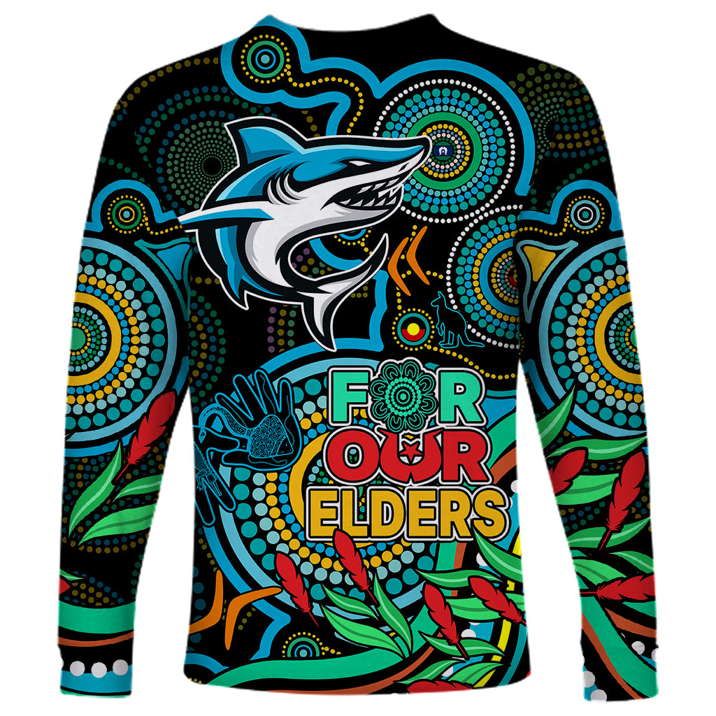 sharks-rugby-aboriginal-art-long-sleeve-shirt-naidoc-indigenous-tribal