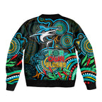 sharks-rugby-aboriginal-art-sleeve-zip-bomber-jacket-naidoc-indigenous-tribal