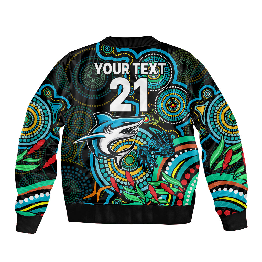 custom-sharks-rugby-aboriginal-art-bomber-jacket-naidoc-indigenous-tribal