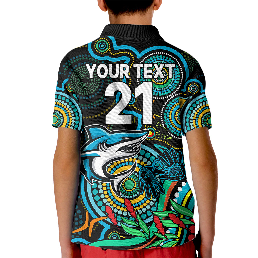 custom-sharks-rugby-aboriginal-art-kid-polo-shirt-naidoc-indigenous-tribal