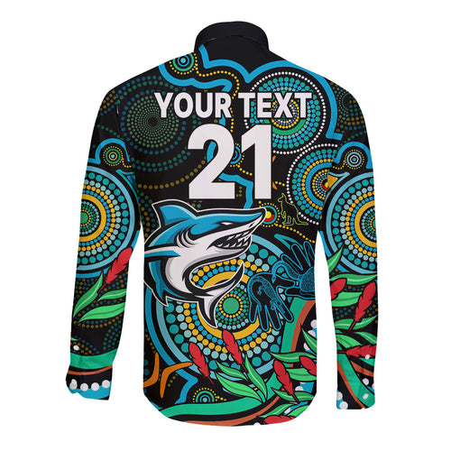 custom-sharks-rugby-aboriginal-art-long-sleeve-button-shirt-naidoc-indigenous-tribal