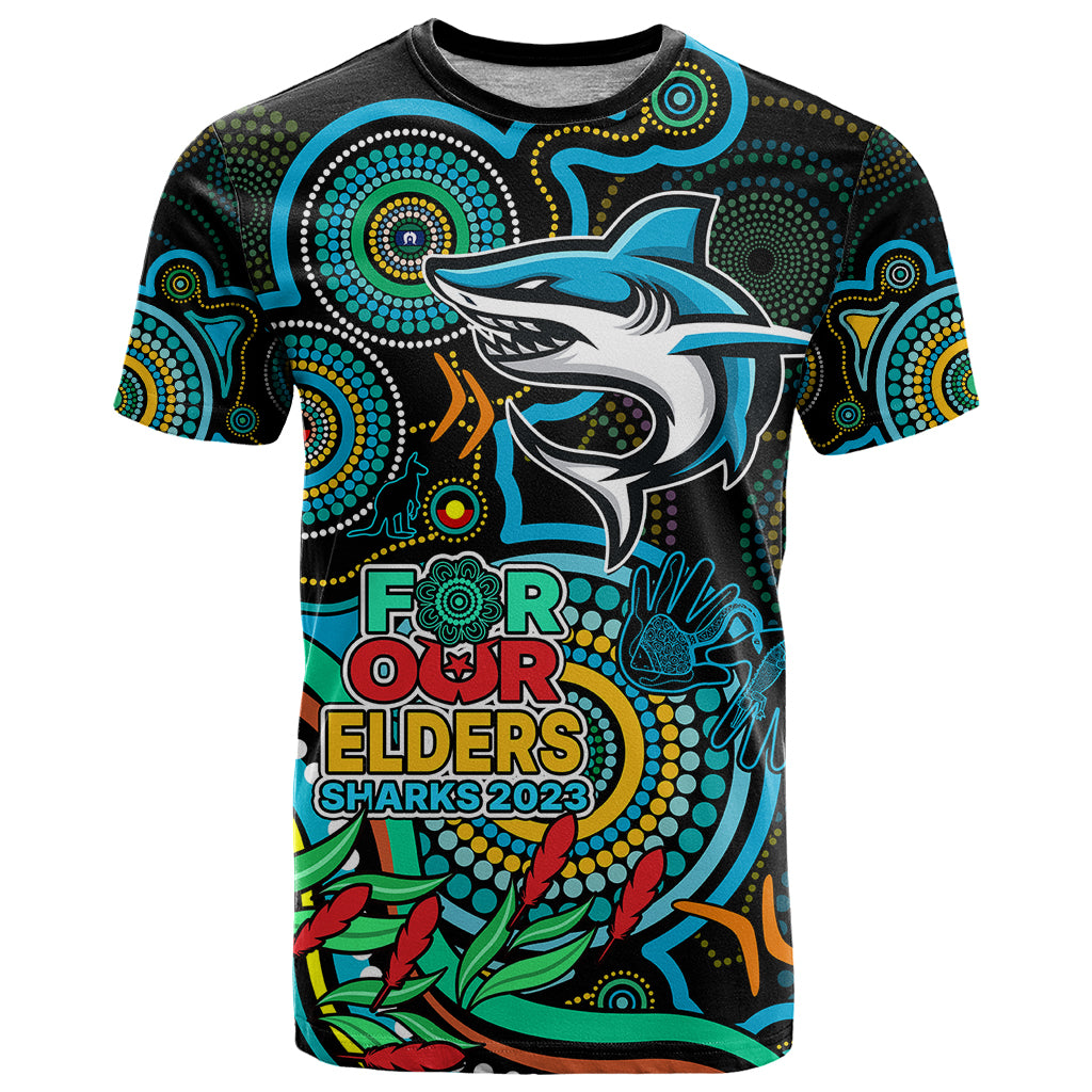 custom-sharks-rugby-aboriginal-art-t-shirt-naidoc-indigenous-tribal