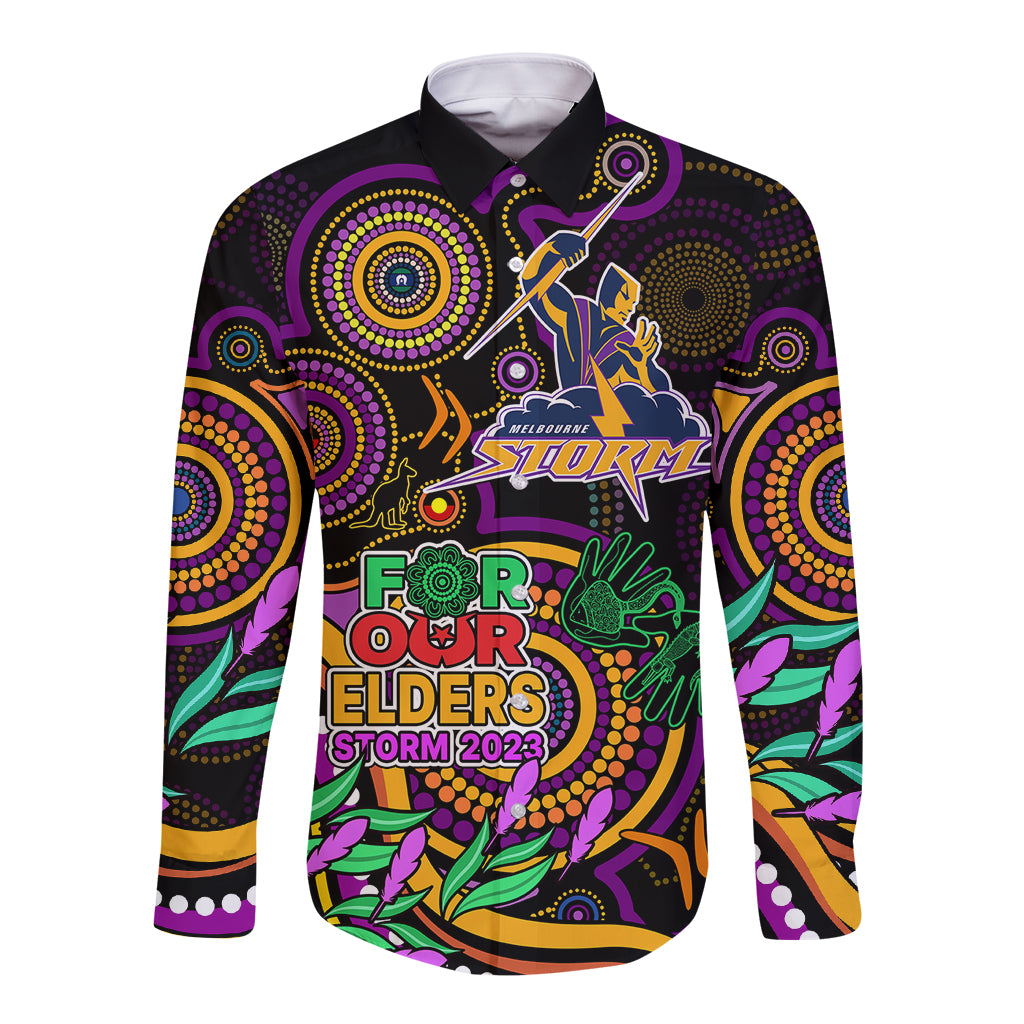 storm-rugby-aboriginal-art-long-sleeve-button-shirt-naidoc-indigenous-tribal