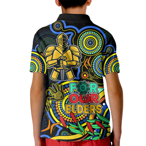 titans-rugby-aboriginal-art-kid-polo-shirt-naidoc-indigenous-tribal