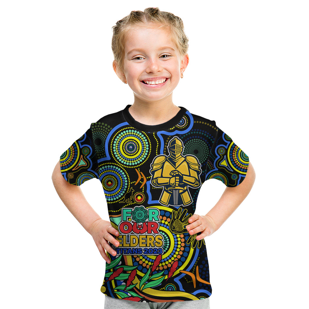 titans-rugby-aboriginal-art-kid-t-shirt-naidoc-indigenous-tribal