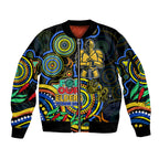 titans-rugby-aboriginal-art-sleeve-zip-bomber-jacket-naidoc-indigenous-tribal