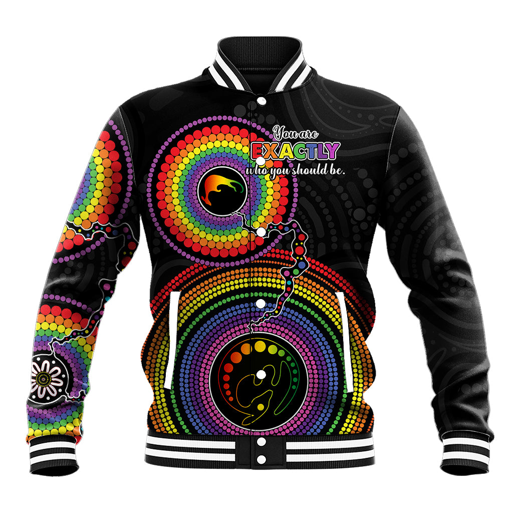australia-lgbt-baseball-jacket-you-are-exactly-who-you-should-be-aboriginal-style